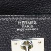 Sac à main Hermes Kelly 32 cm en cuir togo bleu indigo - Detail D4 thumbnail