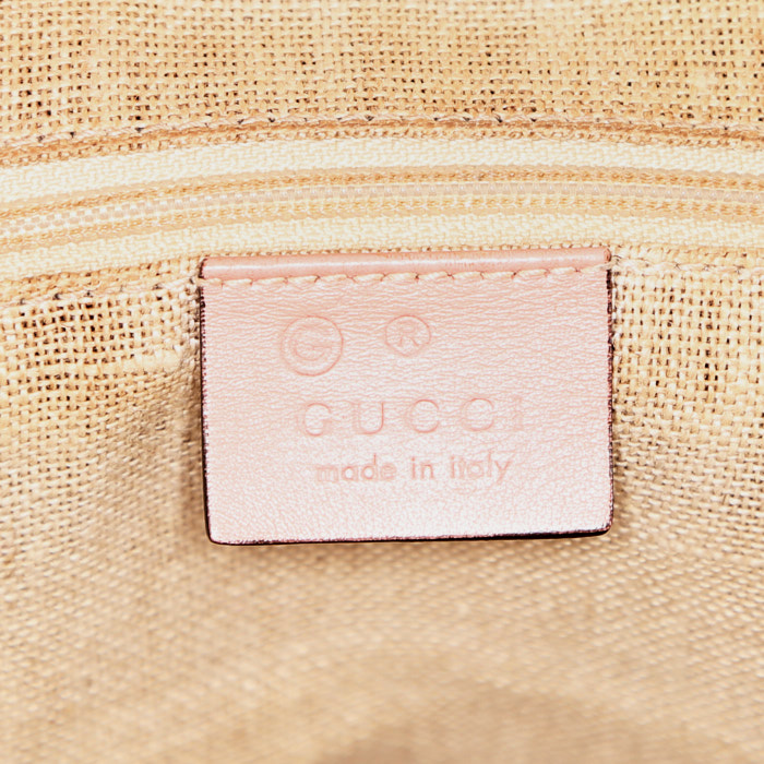 Sac à main Gucci  Dome en cuir rose - Detail D3