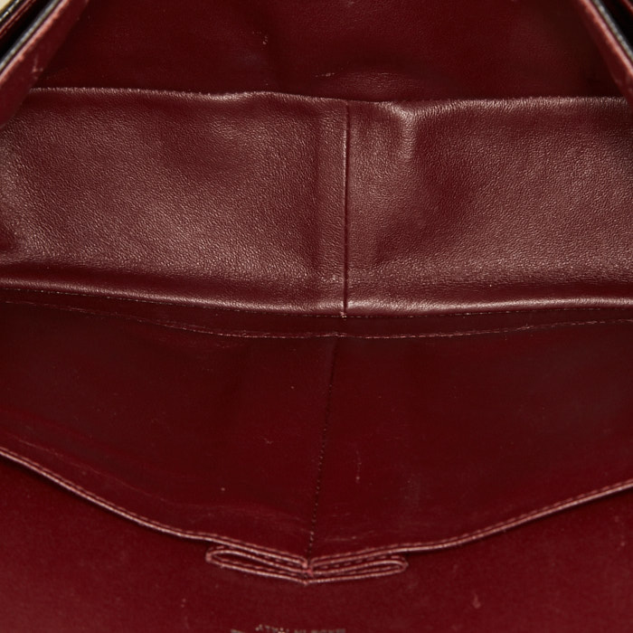 Borsa Chanel Timeless jumbo in pelle martellata e trapuntata nera - Detail D3