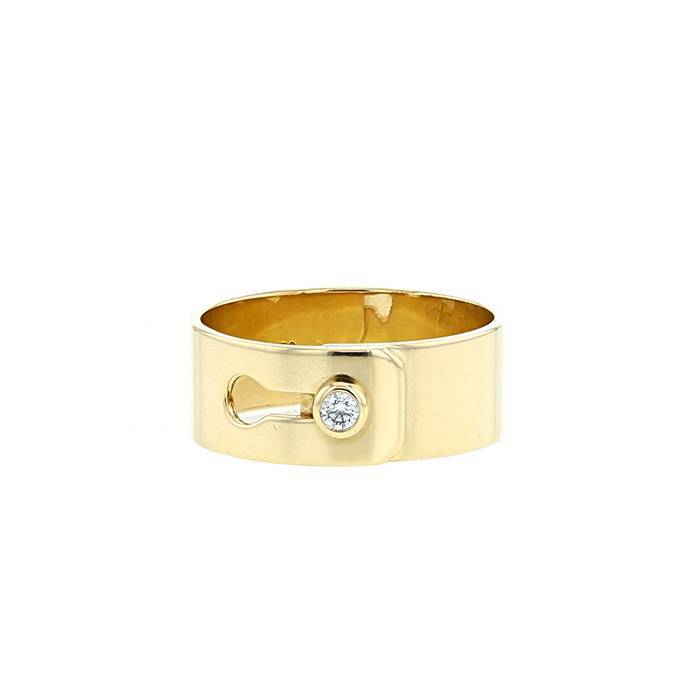 Dinh Van Serrure ring in yellow gold and diamond - 00pp
