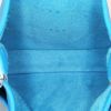 Borsa a tracolla Hermès Evelyne modello piccolo in pelle togo blu - Detail D2 thumbnail