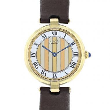 Cartier Must Vendôme watch in vermeil Ref:  59003 Circa  1993