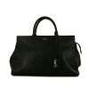 Saint Laurent Rive Gauche handbag in black grained leather - 360 thumbnail