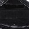 Saint Laurent Rive Gauche handbag in black grained leather - Detail D2 thumbnail