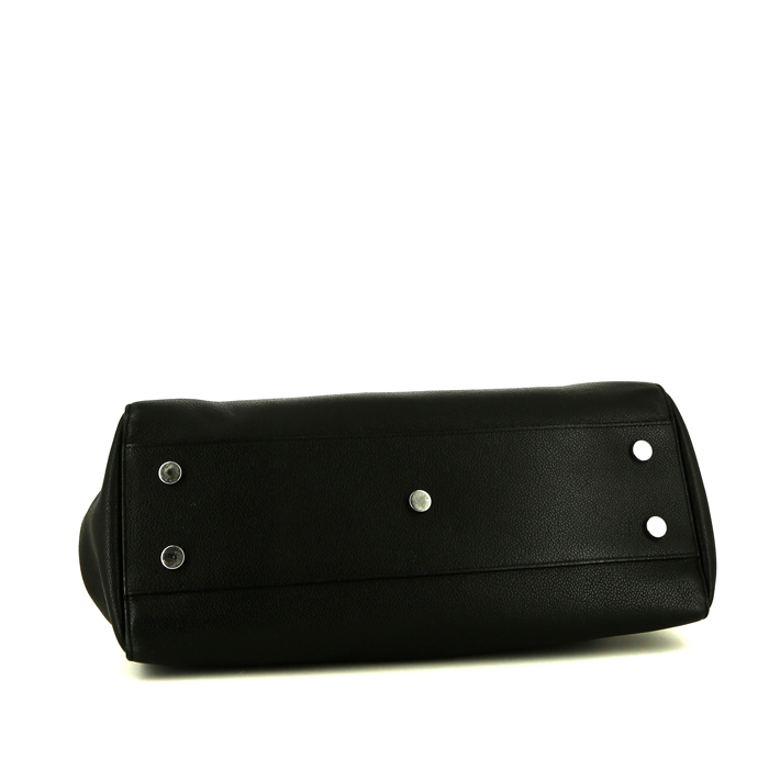 Borsa Saint Laurent Rive Gauche in pelle martellata nera - Detail D4