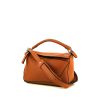 Loewe Puzzle  medium model handbag in gold leather - 00pp thumbnail
