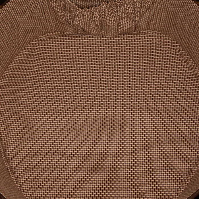 Louis Vuitton Boîte chapeau 40 cm in tela monogram marrone e pelle naturale - Detail D2