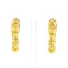 Lalaounis Animal Head hoop earrings in yellow gold - 360 thumbnail