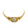 Bulgari Monete necklace in yellow gold,  silver and ruby - 360 thumbnail