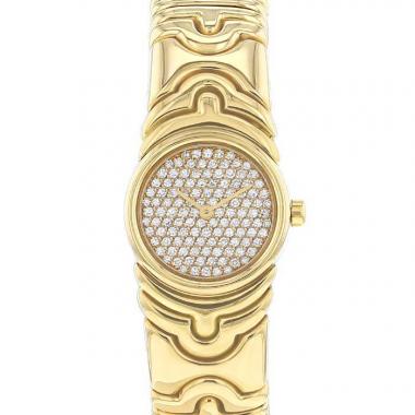 Montre Bulgari Parentesi  taille L en or jaune Ref:  BJ01 Vers  1980