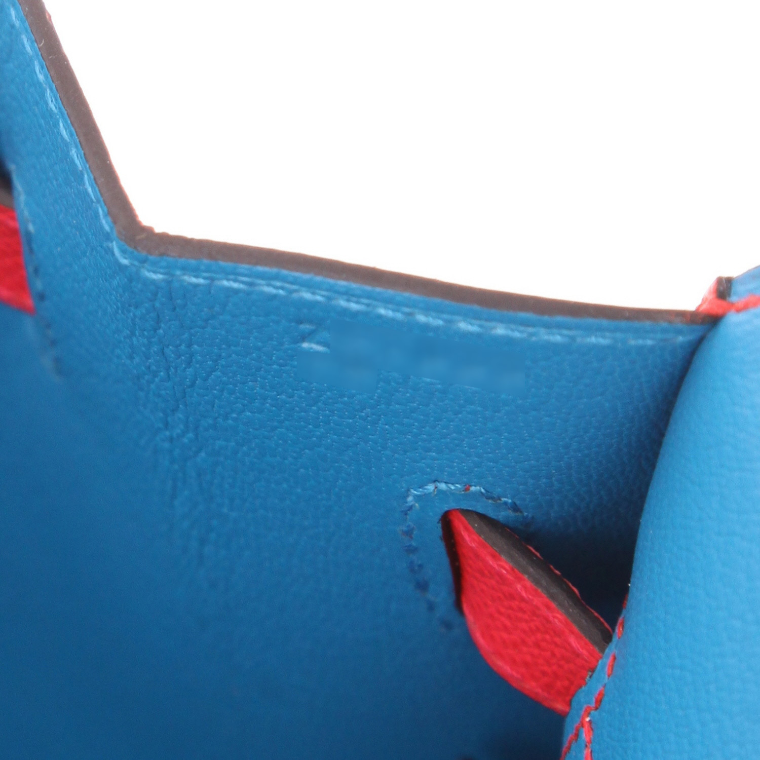 Hermès Birkin Casaque 30 cm handbag in rouge de coeur and rose Extreme epsom leather - Detail D4