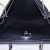 Hermes Herbag shoulder bag in navy blue canvas and navy blue leather - Detail D3 thumbnail
