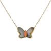 Van Cleef & Arpels necklace in yellow gold,  mother of pearl and coral - 00pp thumbnail