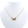 Van Cleef & Arpels necklace in yellow gold,  mother of pearl and coral - 360 thumbnail
