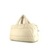Chanel Coco Cocoon bag worn on the shoulder or carried in the hand in off-white quilted leather - 00pp thumbnail