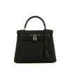 Hermès Kelly 28 cm handbag in blue togo leather - 360 thumbnail