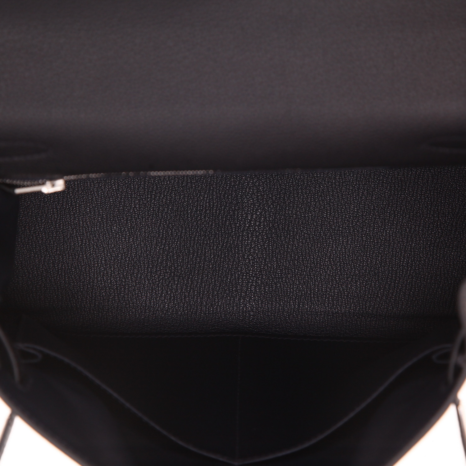 Borsa Hermès Kelly 28 cm in pelle togo blu - Detail D3