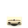 Hermes Kelly 25 cm handbag in white, anthracite grey and gold epsom leather - 360 Front thumbnail
