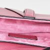 Borsa Dior Saddle mini in pelle bordeaux - Detail D2 thumbnail