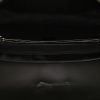 Borsa a tracolla Gucci Messenger in tela "sûpreme GG" grigio antracite e pelle nera - Detail D2 thumbnail