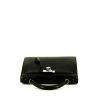 Bolso de mano Hermes Kelly 32 cm en cuero box negro - 360 Front thumbnail