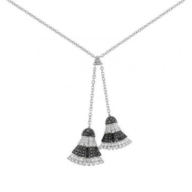 De Grisogono Ventaglio necklace in white gold,  diamonds and diamonds