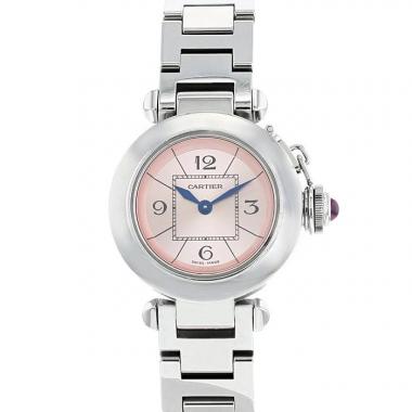 Montre Cartier Miss Pasha en acier Ref :  2973 Vers  2010