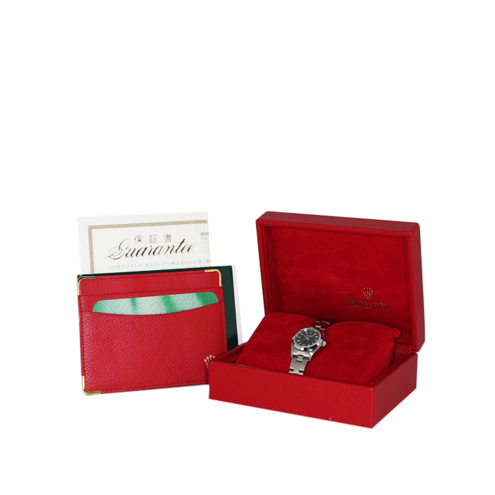 Orologio Rolex Lady Oyster Perpetual in acciaio Ref :  76080 Circa  2002 - Detail D2