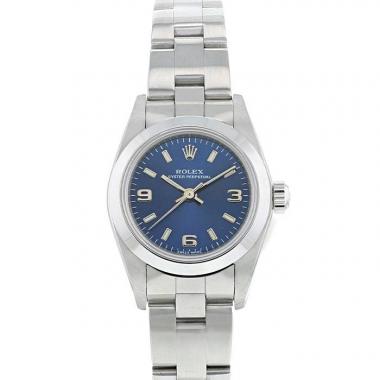 Montre Rolex Lady Oyster Perpetual en acier Ref :  76080 Vers  2002