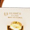Bolso de mano Hermes Birkin 25 cm en cuero epsom bicolor blanco nata y color oro - Detail D3 thumbnail