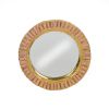 Mithé Espelt, "Jewellery-Mirror", in embossed and glazed earthenware, crackled gold, one of the first model of mirror designed by the artist, around 1948's - 00pp thumbnail