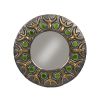 Mithé Espelt, "Tridents" mirror, in embossed and glazed earthenware, crackled gold, around 1952 - 00pp thumbnail