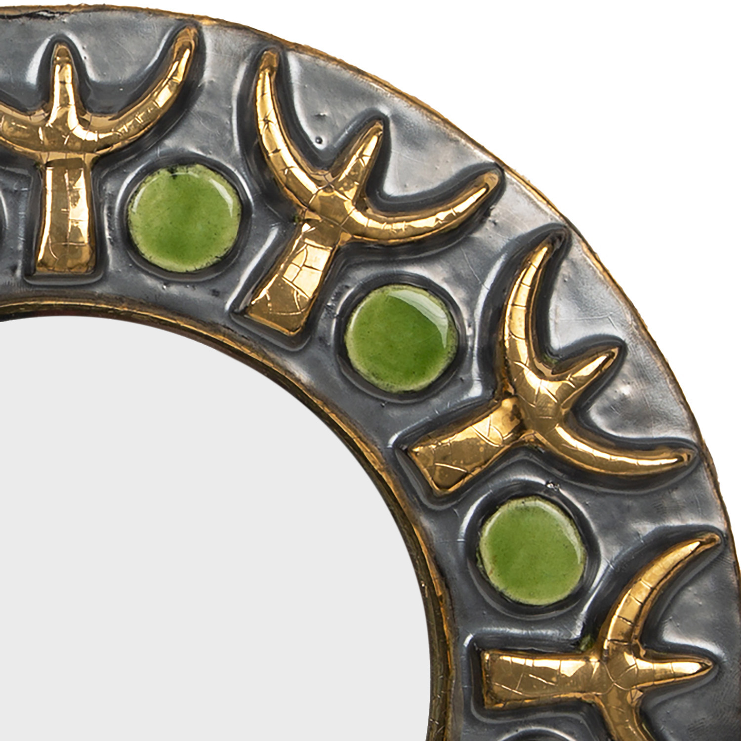 Mithé Espelt (1923-2020), Miroir 'Tridents' - modèle créé en 1952 - Detail D1