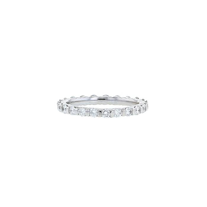 Fred For Love wedding ring in platinium and diamonds - 00pp