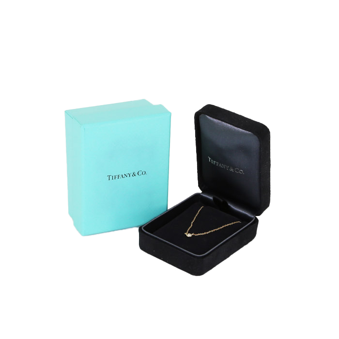 Collier Tiffany & Co Diamonds By The Yard en or jaune et diamant - Detail D2