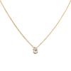 Tiffany & Co Diamond necklace in pink gold and diamond (about 0.15 ct.) - 00pp thumbnail