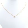 Tiffany & Co Diamond necklace in pink gold and diamond (about 0.15 ct.) - 360 thumbnail
