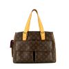Shopping bag Louis Vuitton  Multipli Cité in tela monogram marrone e pelle naturale - 360 thumbnail