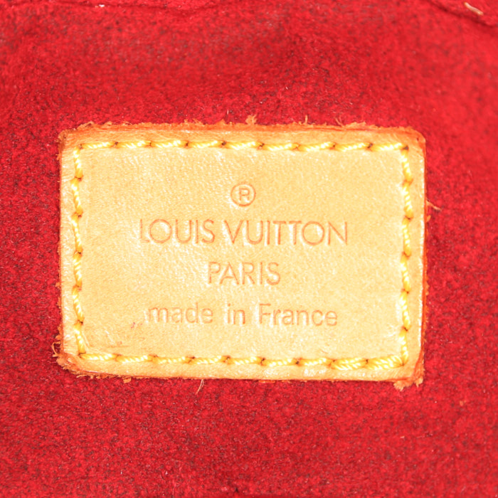 Bolso Cabás Louis Vuitton  Multipli Cité en lona Monogram marrón y cuero natural - Detail D3