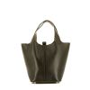 Hermès  Picotin handbag  in brown leather - 360 thumbnail