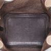 Hermès  Picotin handbag  in brown leather - Detail D2 thumbnail