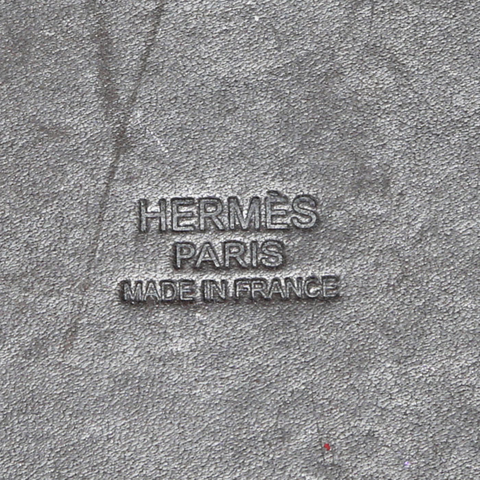 Bolso de mano Hermès  Picotin en cuero marrón - Detail D3