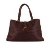 Bottega Veneta Roma handbag in brown intrecciato leather - 360 thumbnail