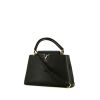Louis Vuitton Capucines medium model shoulder bag in black leather taurillon clémence - 00pp thumbnail