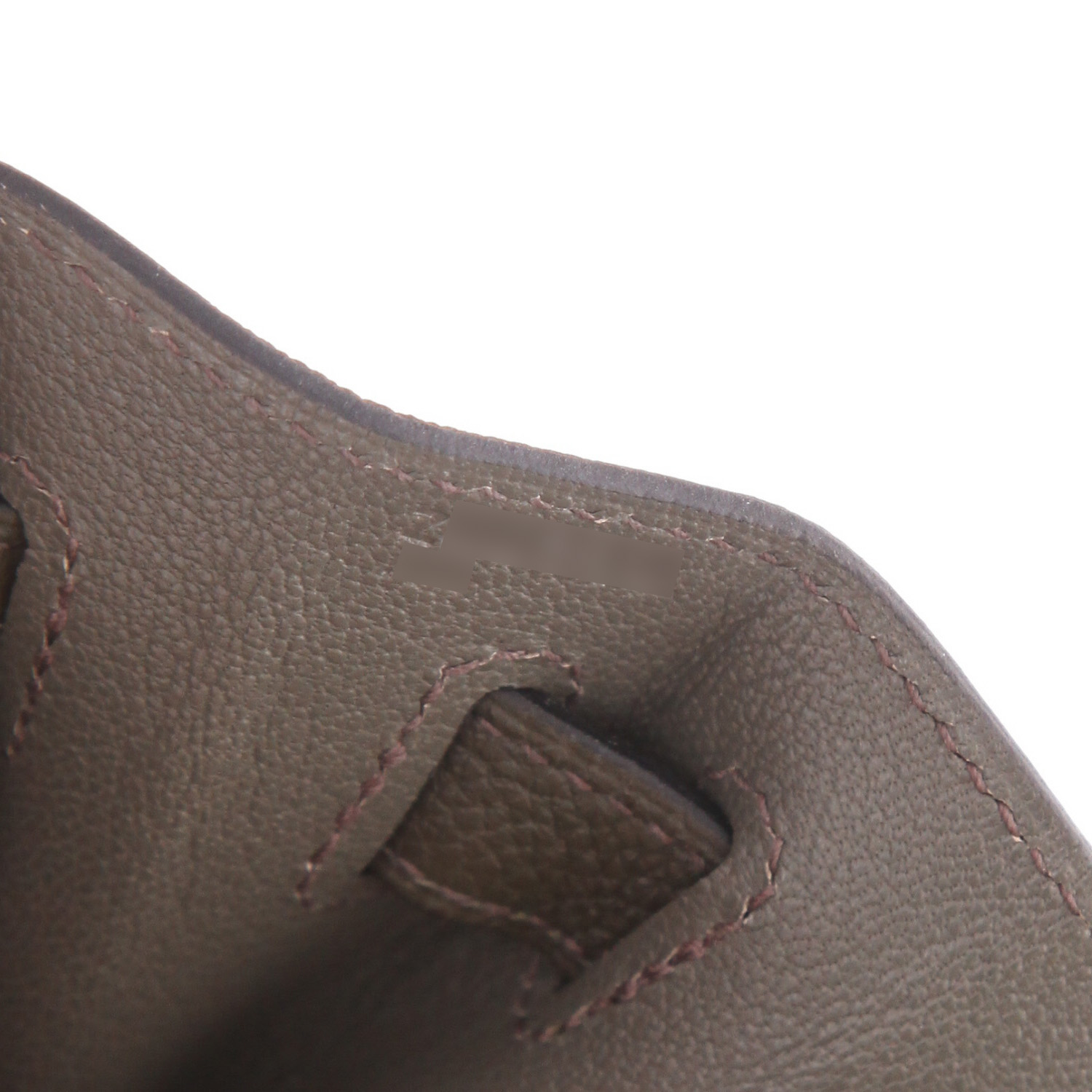 Sac à main Hermes Kelly 32 cm en cuir togo Vert de Gris - Detail D4