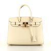 Hermes Birkin 30 cm handbag in white Nata epsom leather - 360 thumbnail