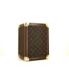 Louis Vuitton vanity case in brown monogram canvas and natural leather - Detail D5 thumbnail