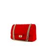 Bolso de mano Chanel 2.55 en tejido jersey rojo - 00pp thumbnail