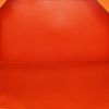 Hermès  Lindy 34 cm handbag  in orange leather taurillon clémence - Detail D2 thumbnail