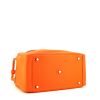Bolso de mano Hermès  Lindy 34 cm en cuero taurillon clémence naranja - Detail D4 thumbnail